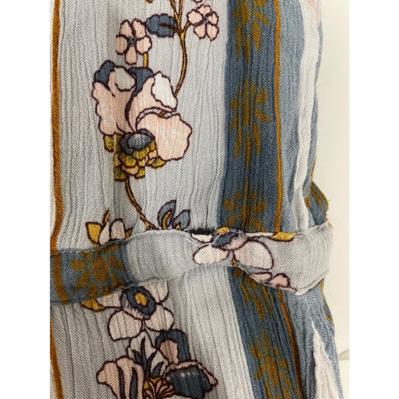 Fig Clothing Boho Cottagecore Prairie Floral Crochet Patchwork Maxi Dress XS - Picture 10 of 16